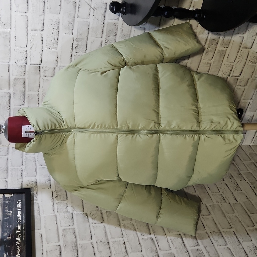 Chelsea & Violet SZ L Seafoam Green Puffer Coat - Picture 1 of 7